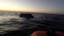 Watch: On board with Open Arms rescue ship as 40 migrants are saved in Mediterranean