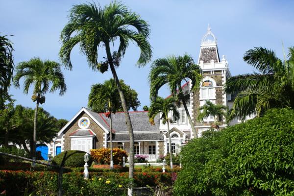 St Lucia: Government House in Castries, capital of the state