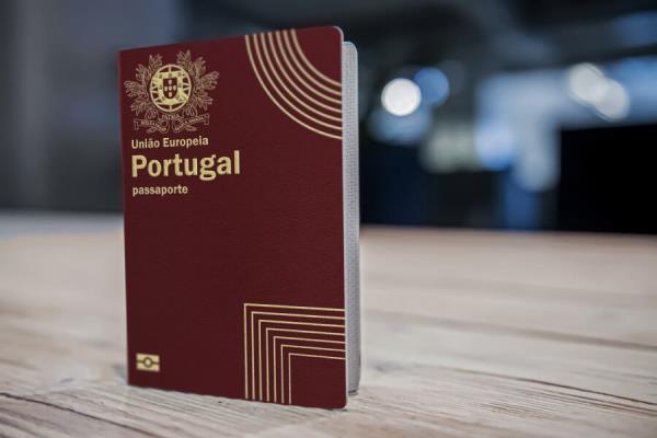 Portuguese passport for traveling around the world