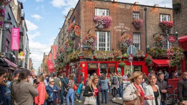 Temple Bar, in Dublin Ireland